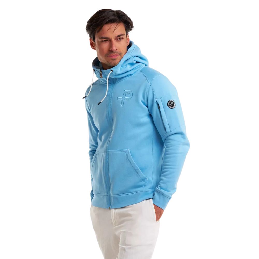 Pelle P P-Hoodie, Blå Akoya