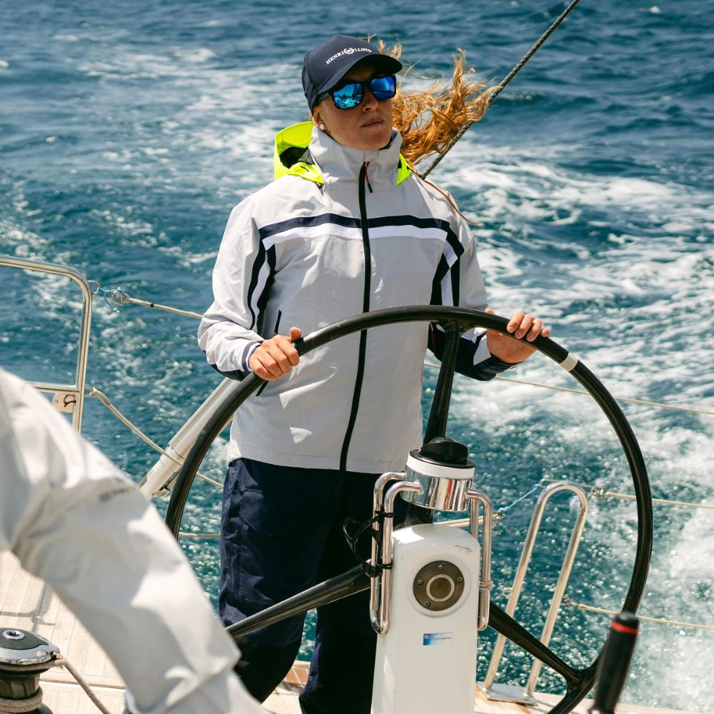 Henri Lloyd Sail Sjöställsjacka Dam, Ljusgrå