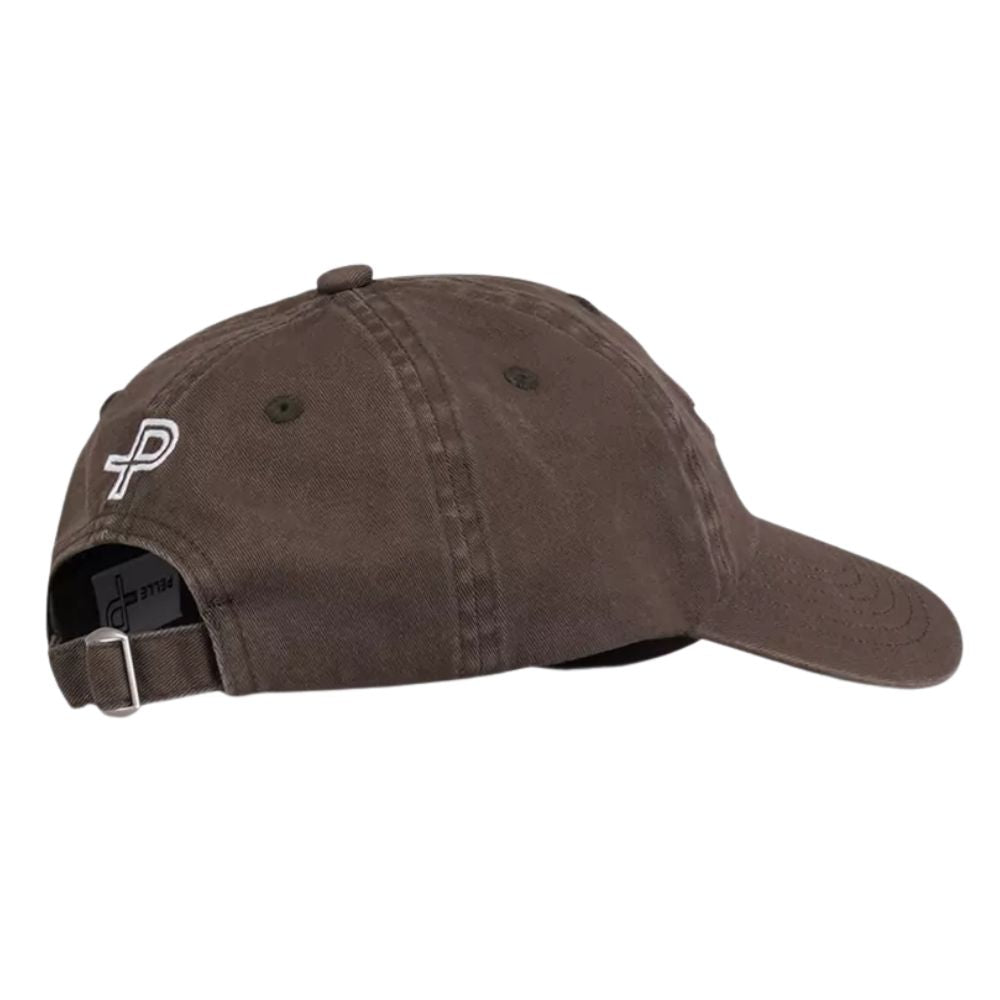 Pelle P Signature Washed Cap, Khaki Green