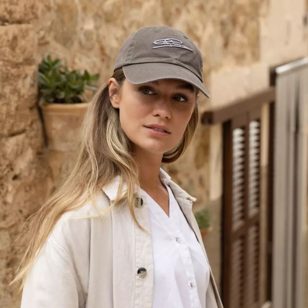 Pelle P Signature Washed Cap, Khaki Green