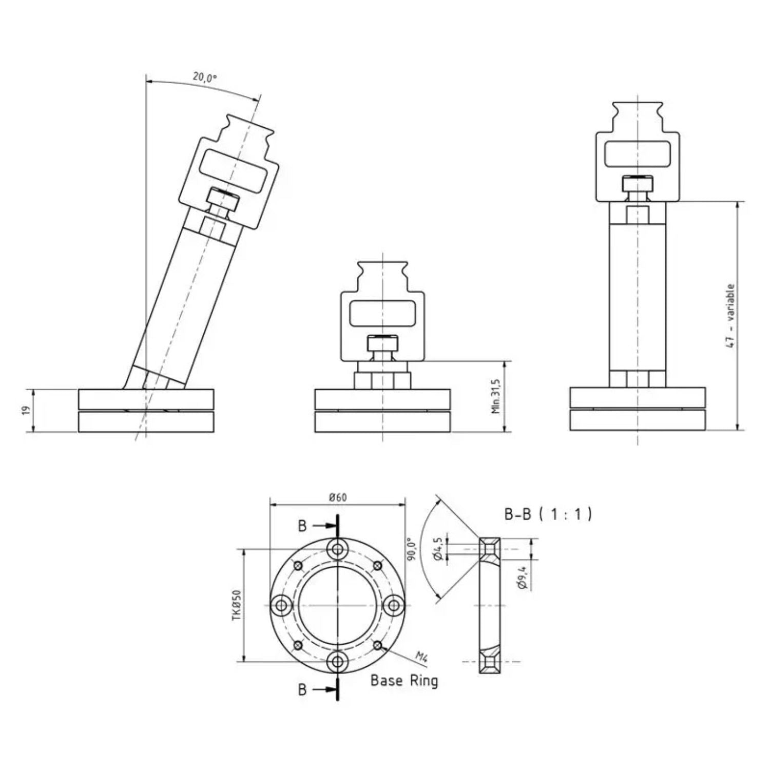 LOOP Universal Jib Bracket