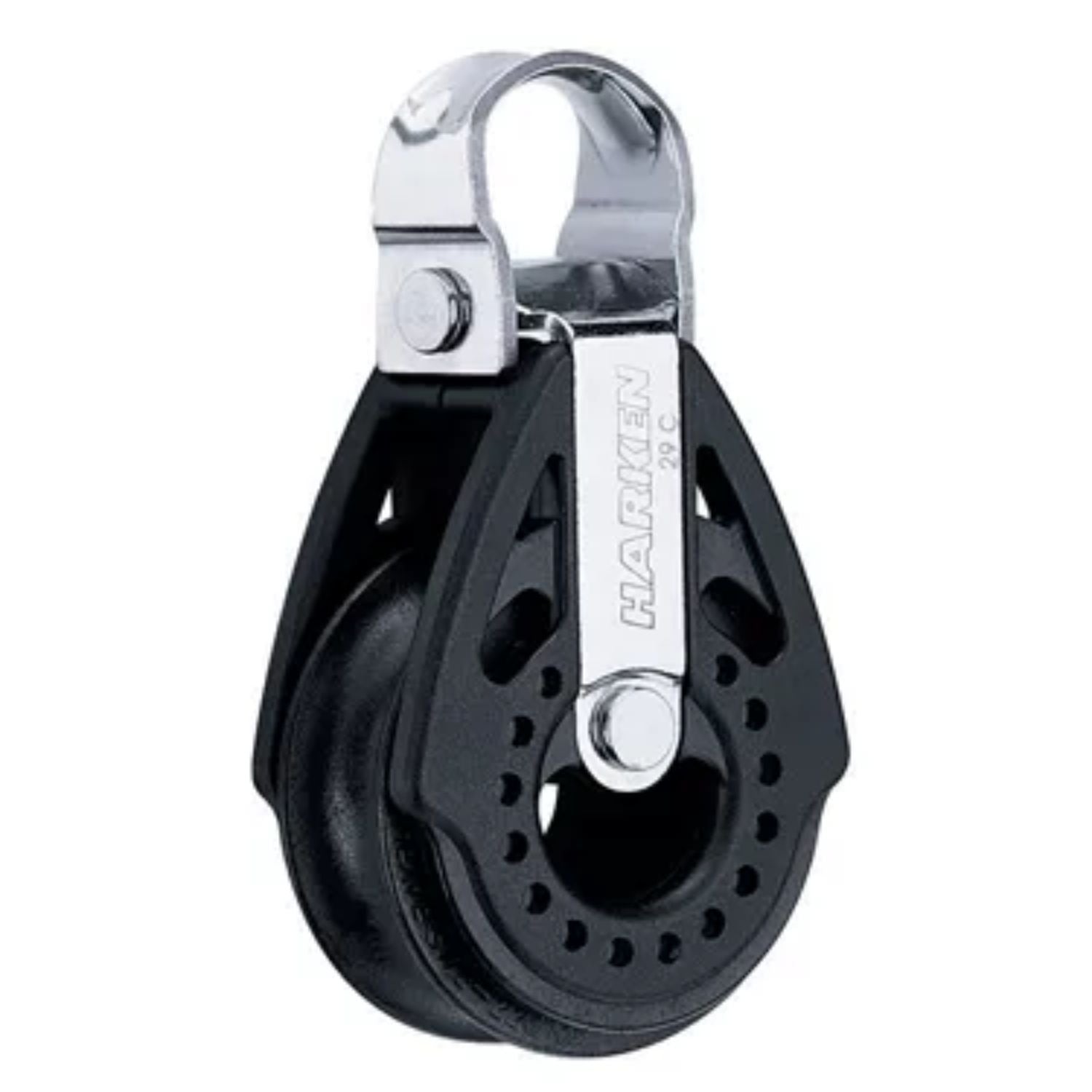 Harken 29 mm Carbo Block Enkel, Vänd bygel
