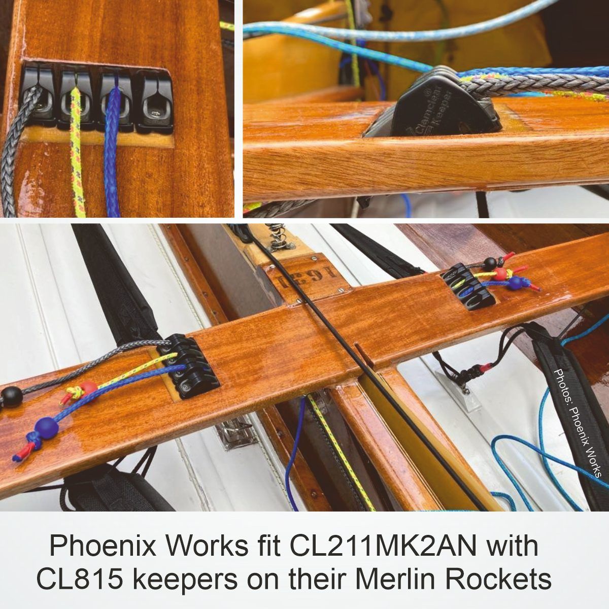 Clamcleat Racing Junior Mk2, Anodiserad