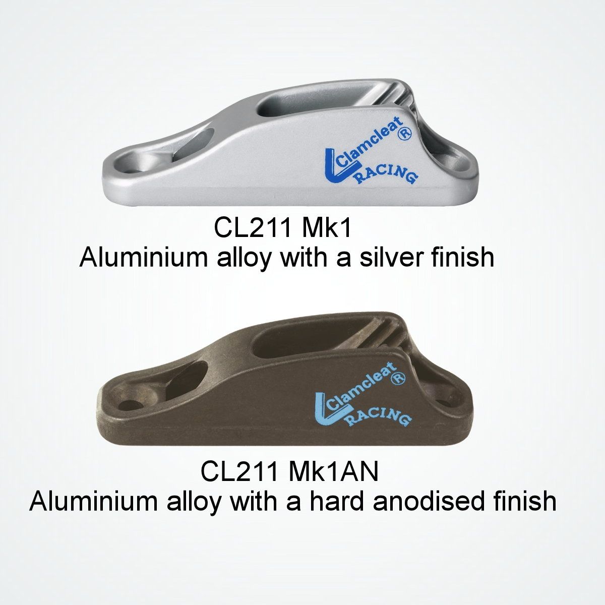 Clamcleat Racing Junior Mk1, Anodiserad