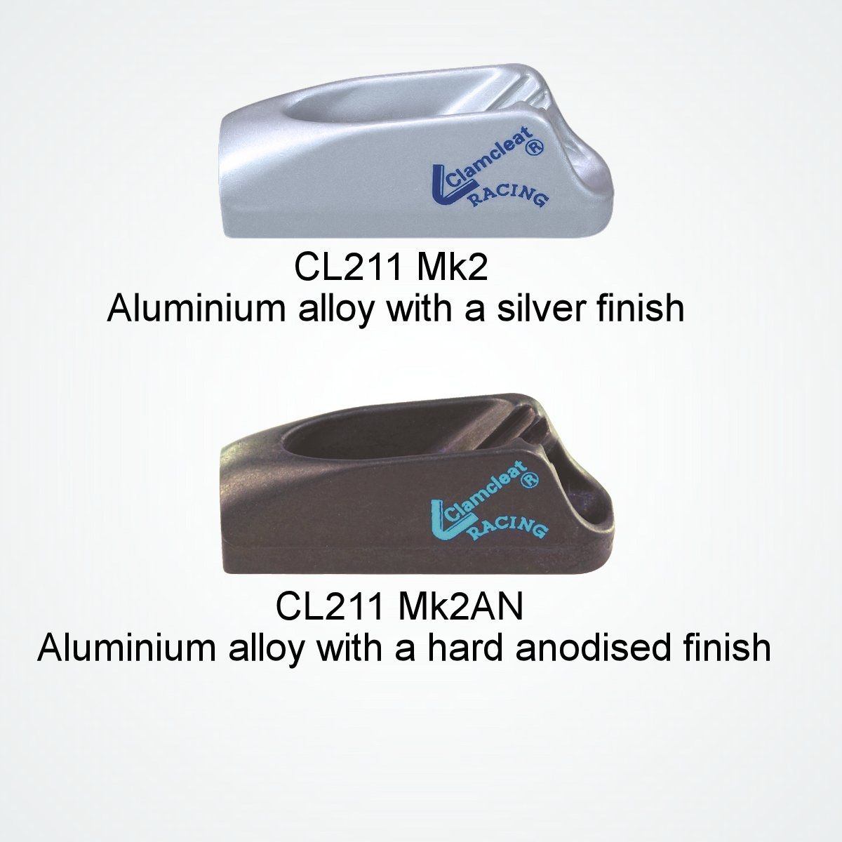 Clamcleat Racing Junior Mk2, Anodiserad