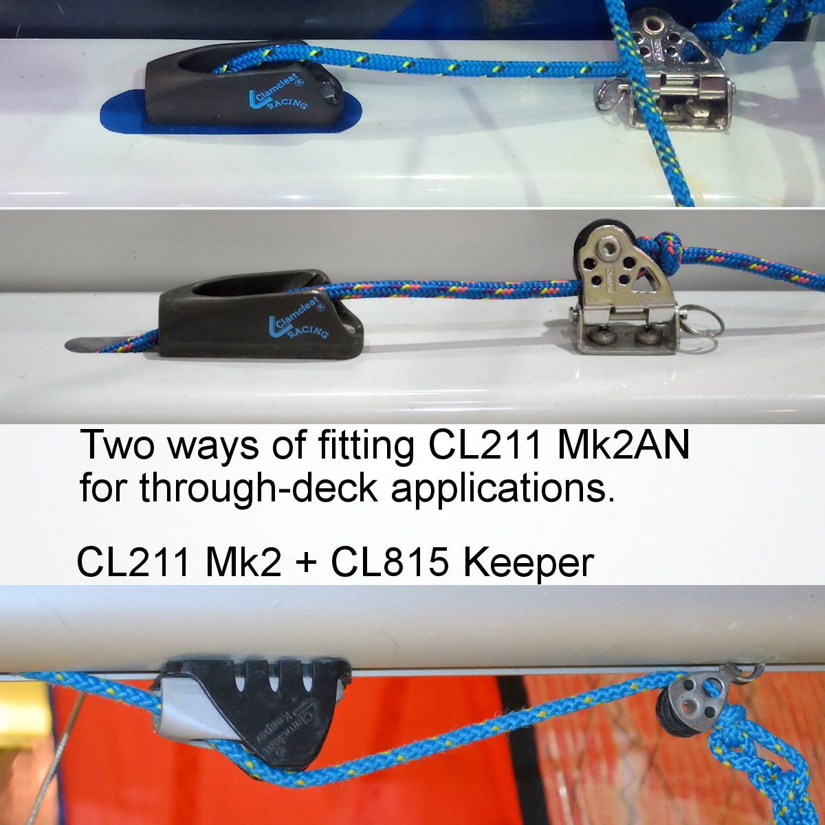 Clamcleat Racing Junior Mk2, Anodiserad