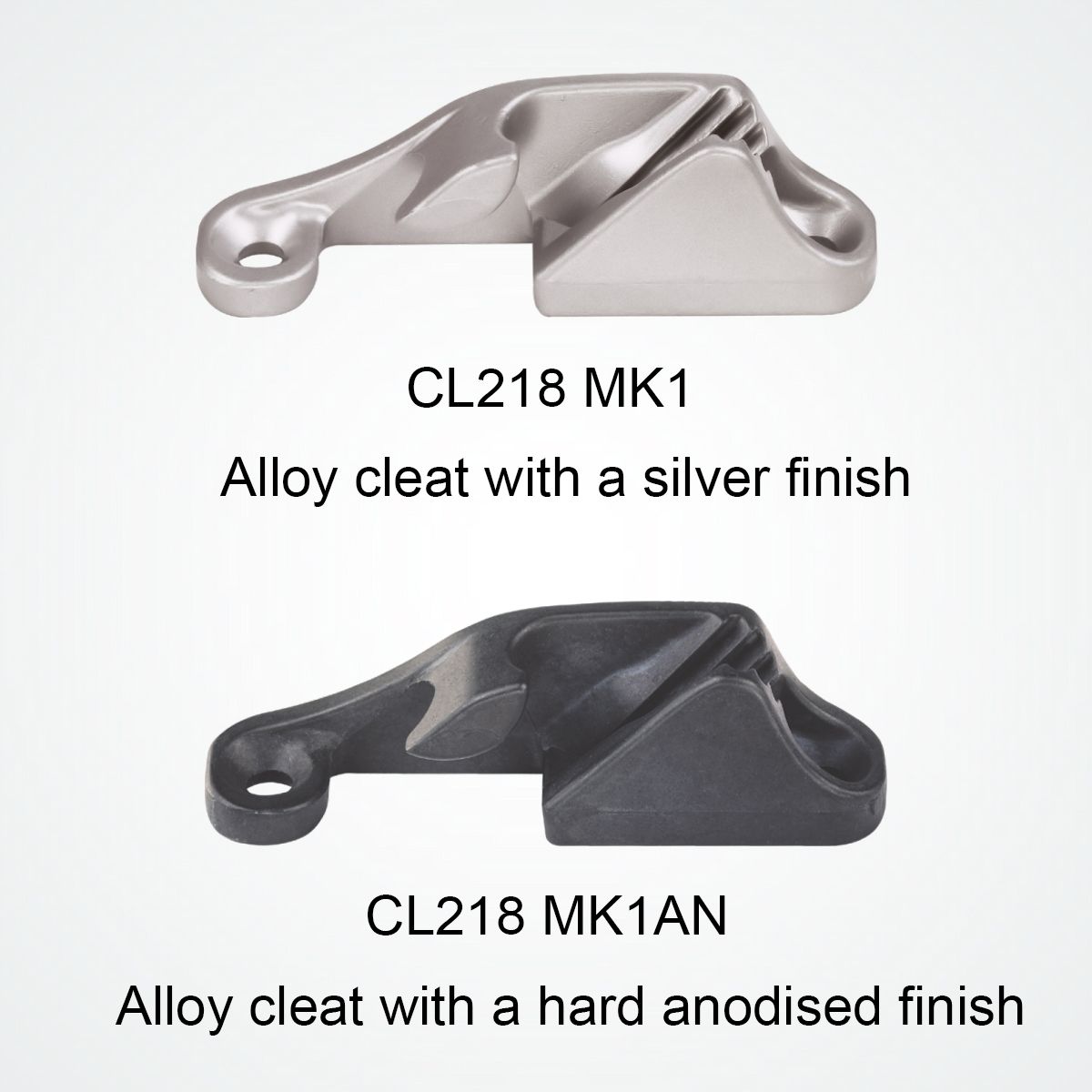 Clamcleat Racing Mk1 Spinnakercleat, Babord