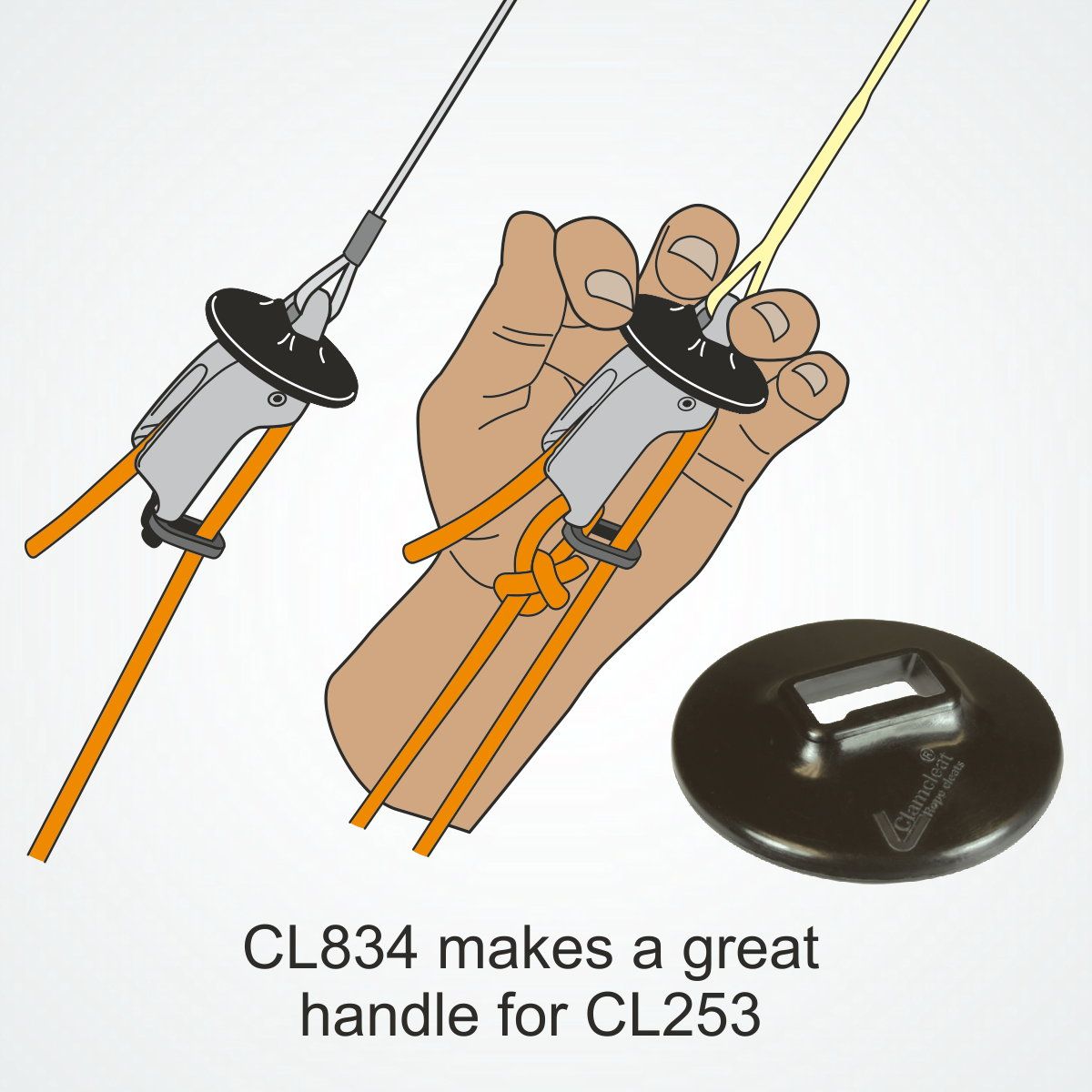 Clamcleat Trapeze & Vang Cleat