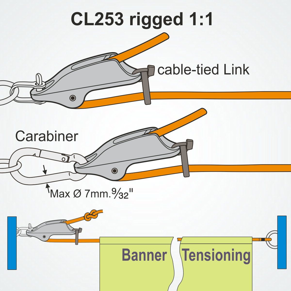 Clamcleat Trapeze & Vang Cleat