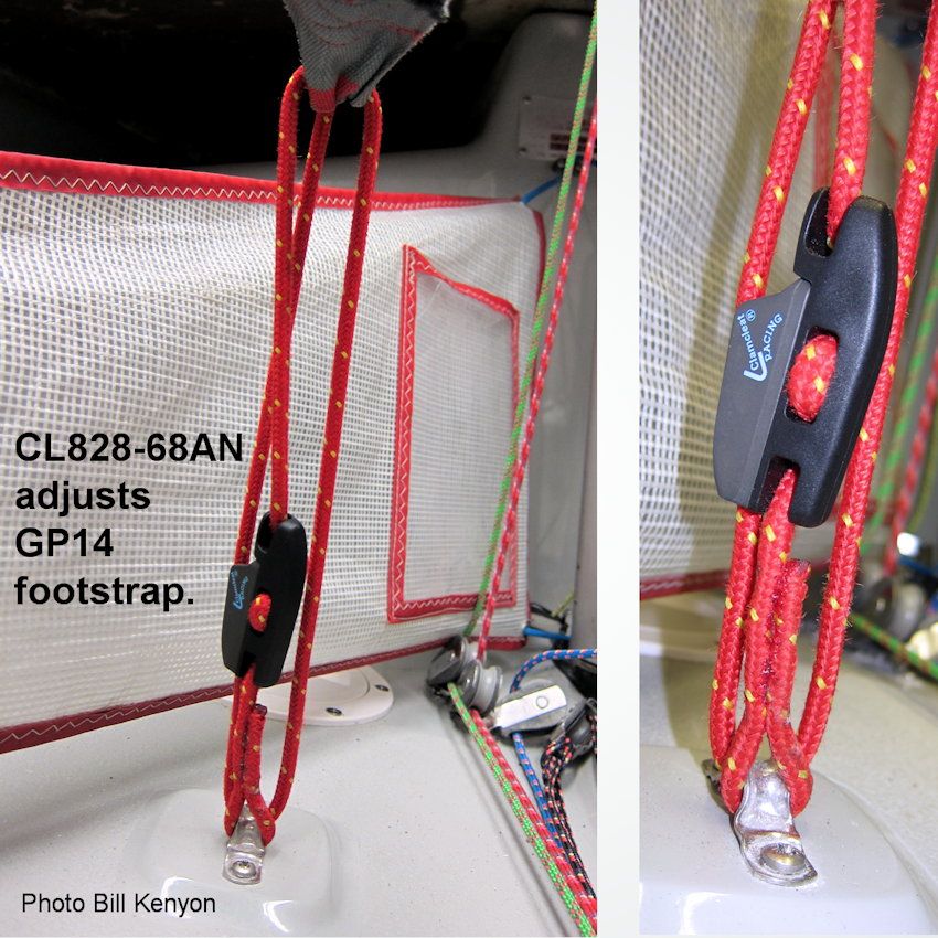 Clamcleat Racing med Aero bas, Anodiserad