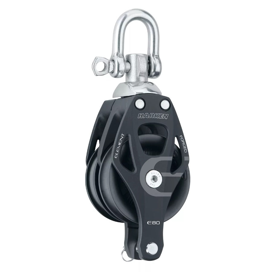 Harken Element 80 mm Dubbelblock, Hunsvott