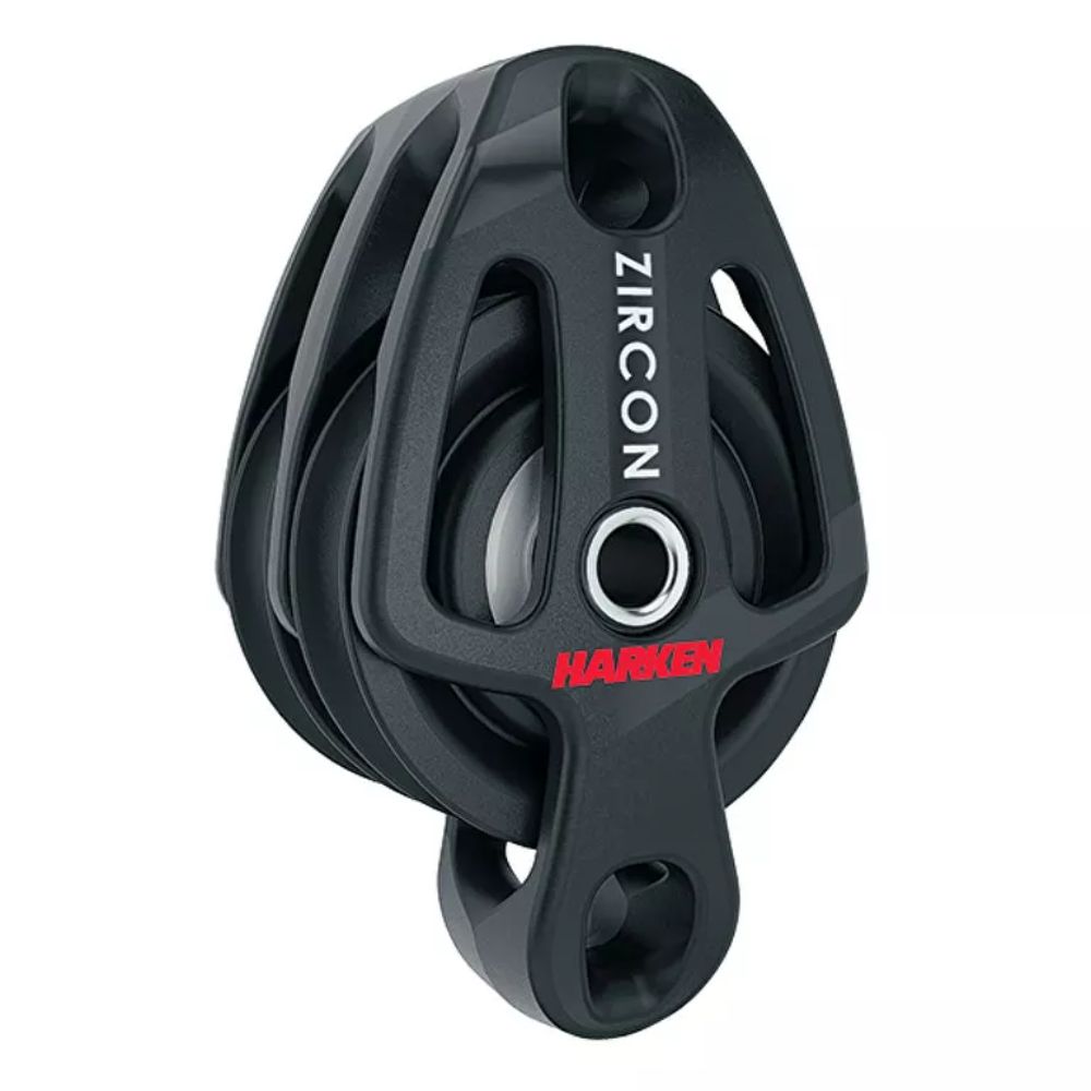 Harken 57 mm Zircon Dubbelblock, Hunsvott