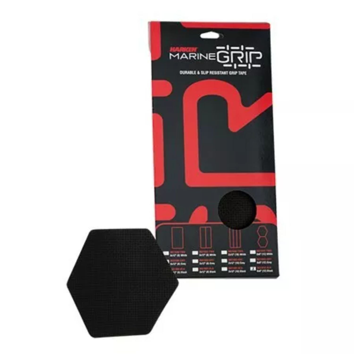 Harken Marine Grip Honeycomb Halktejp, Svart