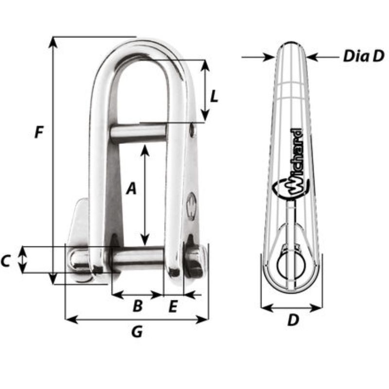 Wichard Fallschackel 8mm