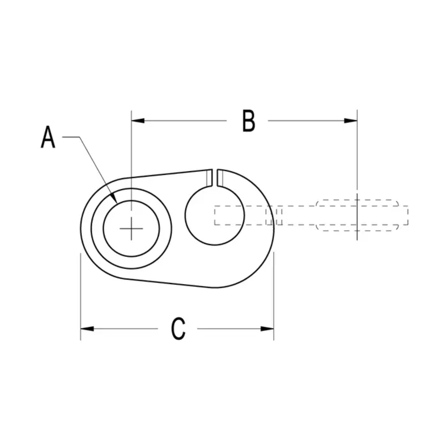 Ronstan Syskonhake Micro Rostfri