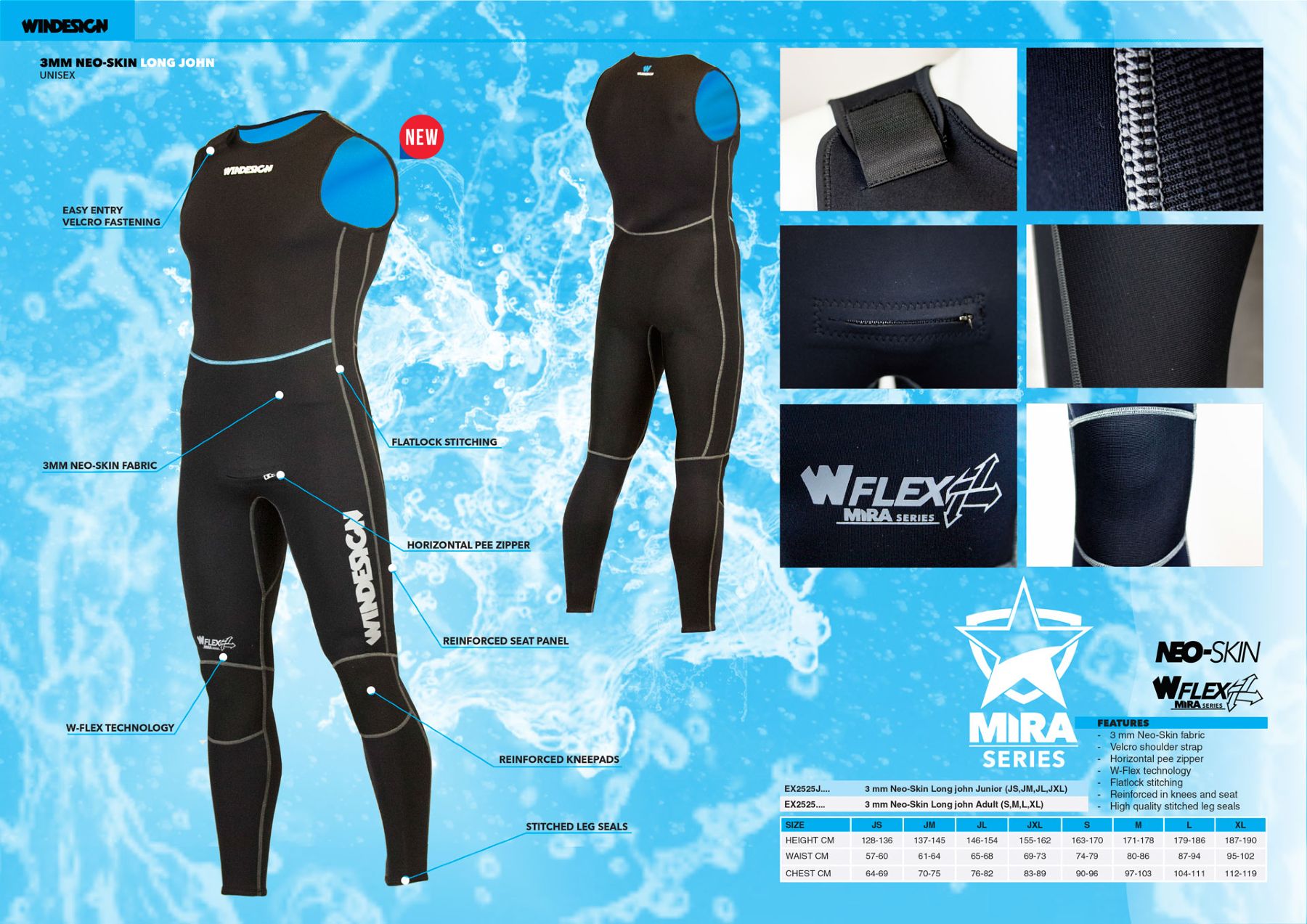 Windesign Mira Long John 3mm