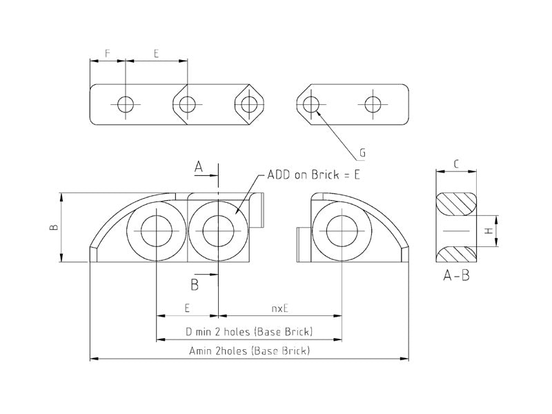 LOOP Organizer Add On Brick 18mm