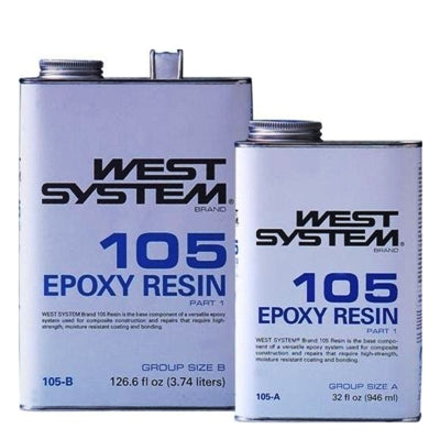 West System 105 Epoxi med långsam härdare, 1.2kg