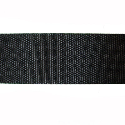 Webbingband Heavy Duty Polyester 50mm Svart