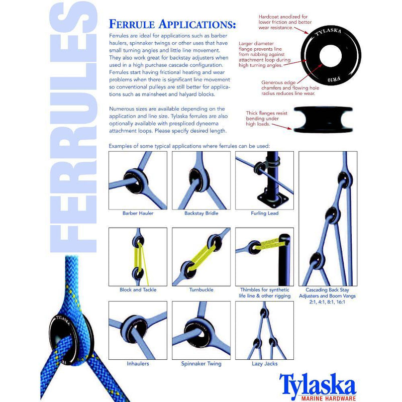 Tylaska FR8 8mm Low Friction Ring