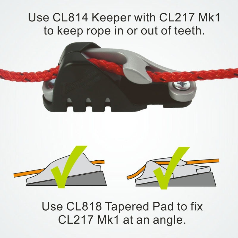 Clamcleat Racing Mk1 Spinnackercleat, Styrbord