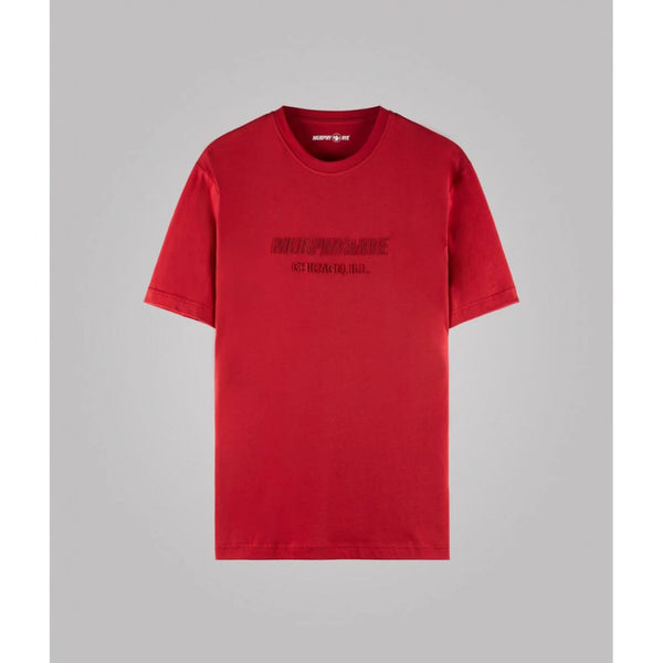 Murphy & Nye Emboss T-Shirt, Röd
