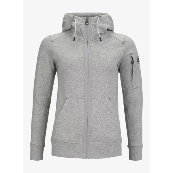Pelle P P-Hoodie Dam, Ljusgrå Melange