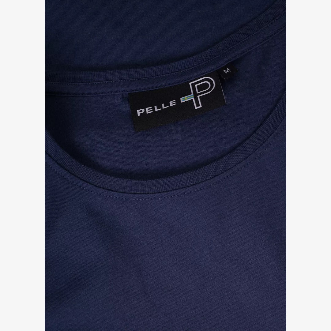 Pelle P Badge T-Shirt, Marinblå